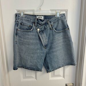Agolde cross cross shorts size 27